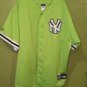 Neon Green Baseball Jersey